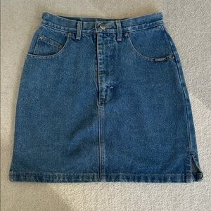 Roughrider Blue Denim Mini Skirt